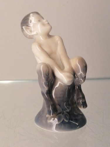 Fauno real de Copenhagen en tocón de árbol 1ª elección antigüedad nº 1738 - Imagen 1 de 16