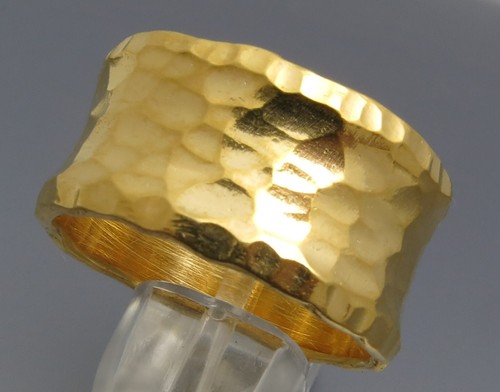 REIF-DESIGN - GEHÄMMERTER RING - HANDARBEIT - UNIKAT AUS EIGENER GOLDSCHMIEDE - Bild 2 von 9
