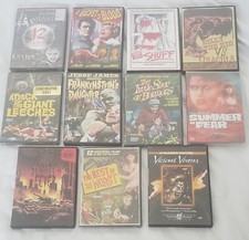 Lot 11 Vtg Horror Thriller Cult Movie DVD Bundle Dracula Vixens Leeches Killjoy
