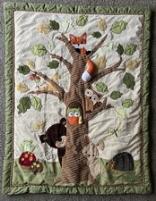 Lambs & Ivy Large Quilt Comforter Crib Baby Blanket Woodland Nature Wildlife