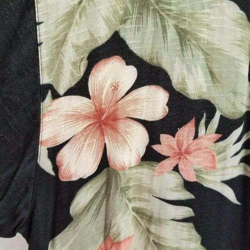 Hawaiian Breakwater Floral Men's Short Sleeve Button Down Sz Medium - Picture 6 of 10