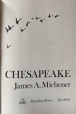 Chesapeake by James A. Michener (1978, Hardcover)