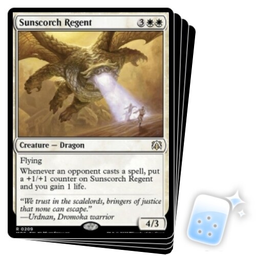SUNSCORCH REGENT X4 March Of The Machine: Commander Magic MTG NEUWERTIGE KARTE - Bild 1 von 1