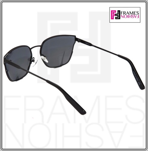 Jason Wu TORRI Cat Eye Black Matte Metal Sunglasses Polarized MBLK - Picture 5 of 10