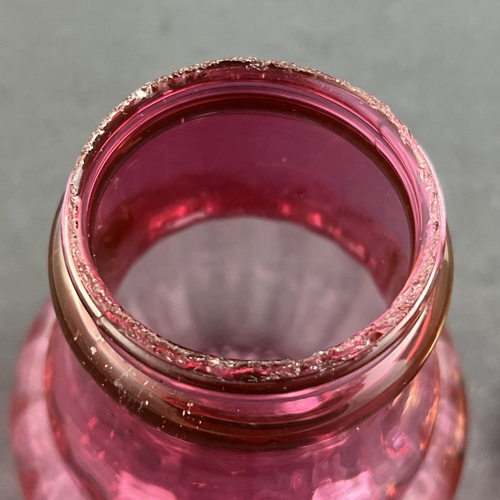 Antigua Hobbs Glass Co. EAPG Rubí COSTILLA ÓPTICA No. 346 agitador de azúcar - Imagen 13 de 18