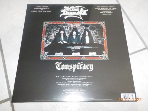 King Diamond – Conspiracy ,293/300 copies,metal rare sealed lp,vinyl, - Picture 2 of 2