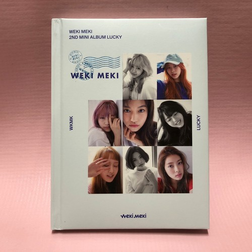 Weki Meki 2º Mini Álbum LUCKY NO PHOTOCARD Abierto Sin Sellar Seleccionar Versión - Imagen 5 de 15