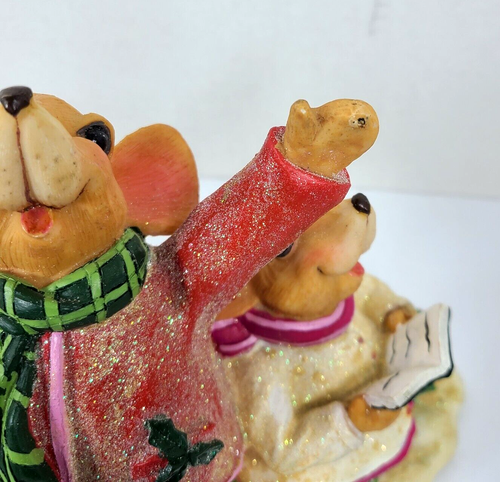 Beth Yarbrough Mice Christmas Tree Figure 7 3/4” - Picture 10 of 12