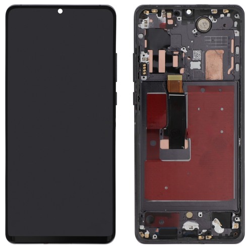 DISPLAY FRAME TOUCH PARI ORIGINALE SERVICE PER HUAWEI P30 PRO VOG-L09 L29 NERO - Zdjęcie 2 z 2