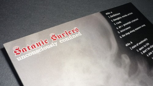 Satanic Surfers - Unconsciously Confined-Bad Taste 1201 Sweden 2002 Insert-VG+ - Bild 7 von 10