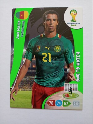 Joel Matip Cameroun Adrenalyn XL 2014 World Cup Panini One to Watch