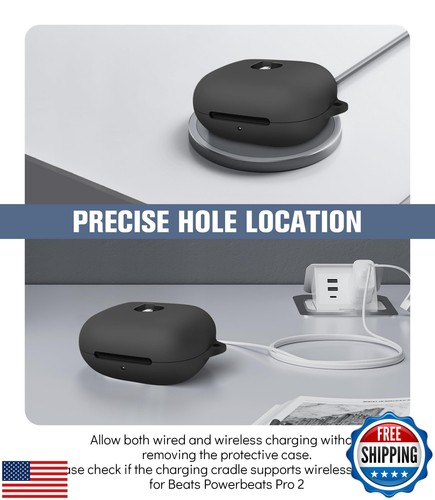 Seltureone Compatible with Beats Powerbeats Pro 2 Case with Cleaning Kit and - 第 3/5 張圖片