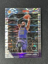 2019-20 Panini Hoops LEBRON JAMES Premium Stock Pulsar Prizm Lakers #87