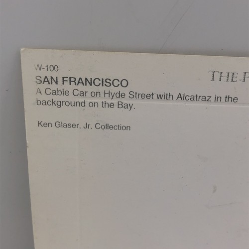 San Francisco Portcard Lot Color Skyline Golden Gate Bridge Trolly - Picture 8 of 14