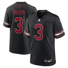 Arizona Cardinals Budda Baker #3 Nike Black 2025 Official NFL Player Game Jersey