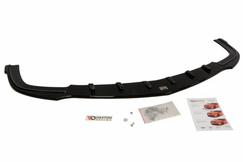Front Diffuser Diffusor Maxton Design Gloss Black Abs For Vauxhall Astra H Vxr - Picture 5 of 7