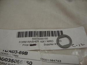 genuine ktm water pump form washer 60035055150 950 990 adventure form 1190
