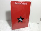 BATAVIA GRADUATE! FRAME New with tag RED Metal Frame with Magnet 8” by 5”