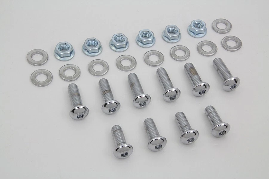 Kit de montaje de puntal para guardabarros trasero Harley FLST FXST cromo V-Twin 2044-26 00-2003 Y3 Foto 4 de 4