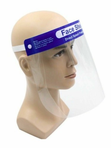 20 protectores faciales visera protección completa máscara cubierta EPI espuma transparente antiniebla - Imagen 3 de 12