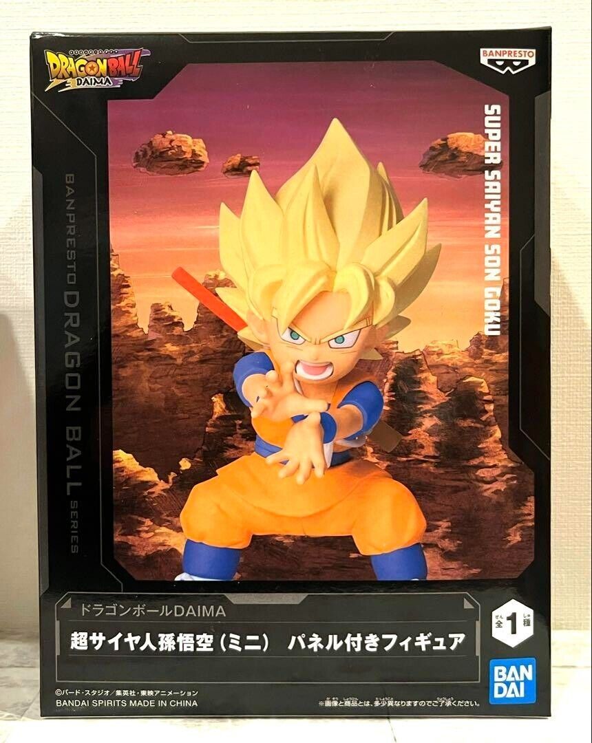 Dragon Ball DAIMA Super Saiyan Son Goku mini Figure panel Dragon Ball DAIMA Super Saiyan Son Goku mini Figure panel