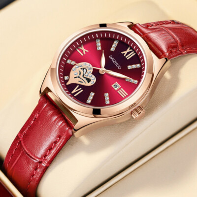 Ladies Watch Hollow Non-mechanical Watch Luminous Calendar