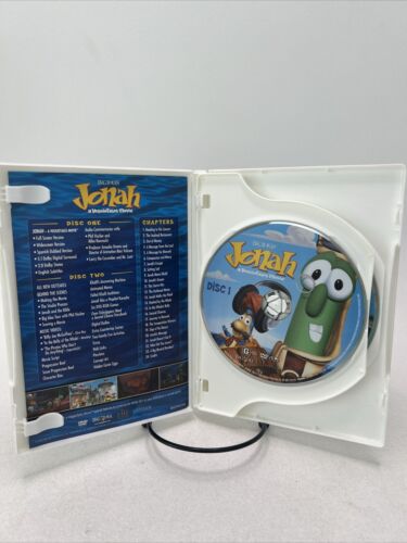 Jonah A VeggieTales Movie DVD 2002 Two Disc Collectors Edition Kids Movie - Nice - Picture 3 of 6