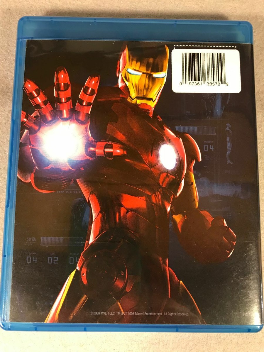 All 6 Marvel Cinematic Universe Phase One movies on Blu-ray, IRON