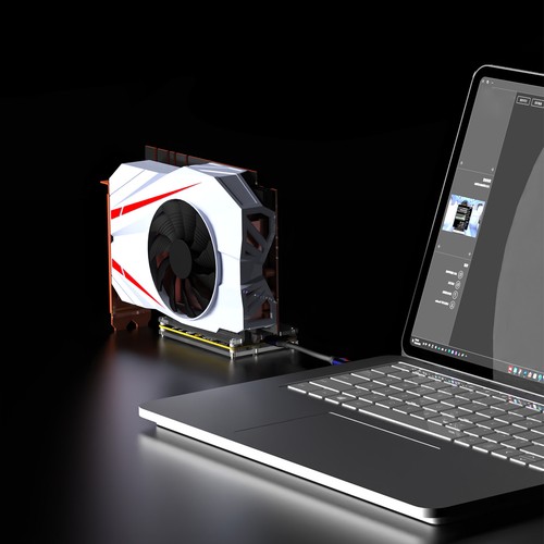 Graphics Card Dock External GPU Dock +60cm/23.6" USB4 Data Cable Durable for ATX - Picture 18 of 19