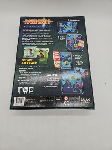 Pandemic Board Game By Matt Leacock International Award Winning Z-Man Games - Picture 5 of 6