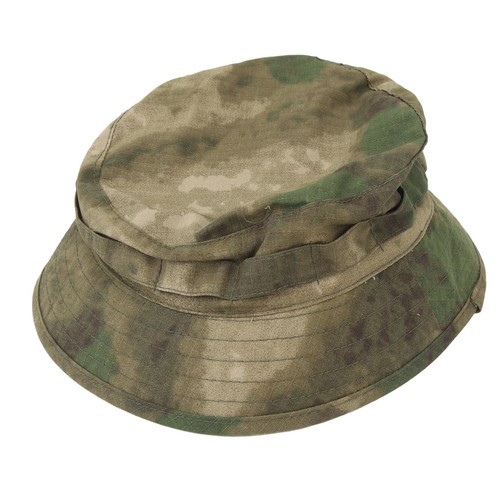(Camouflage) Cappello Boonie con Fibbia Regolabile Tesa Corta Impermeabile Oxford - Foto 3 di 24