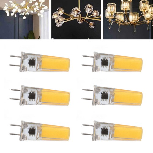 HG (Warm White)6Pcs G8 LED Bulb 5W Dimmable 2508 COB Energy Saving Easy - Picture 2 of 24