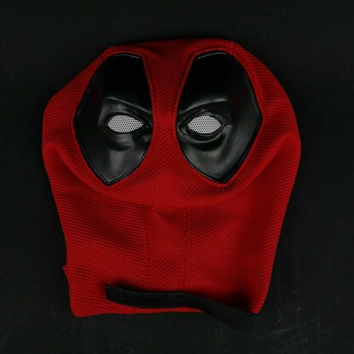 High Quality Deadpool Full Face Mask Perspective Breathable Knit Helmet Cosplay - Picture 10 of 11
