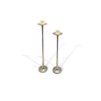 Set Of 2 Ornate Pillar Round Candle Stand Free Standing Floor Holder Vintage Ebay