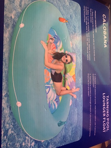 Calobana Tanning Pool Lounger Float