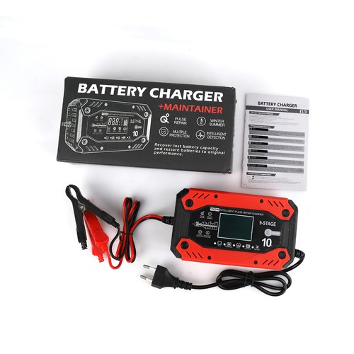 Autobatterie Ladegerät Intelligentes Batterieladegerät 10A 12V/24V KFZ LKW PKW - Bild 20 von 20