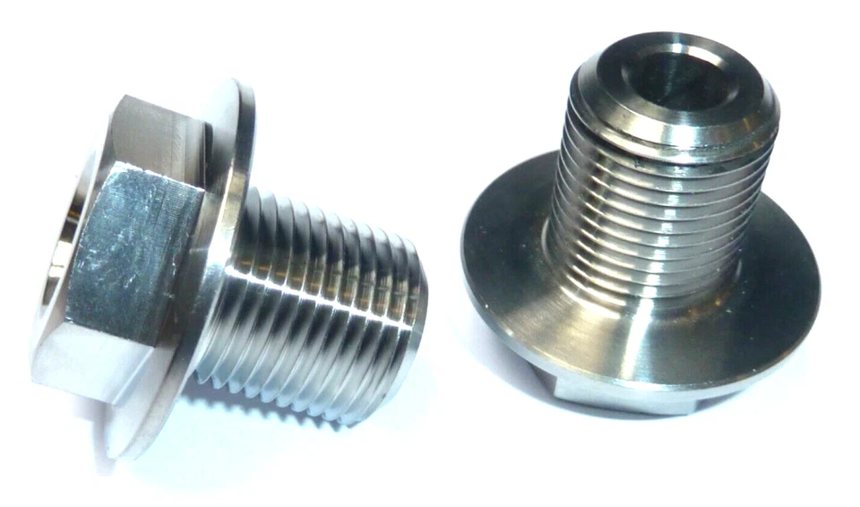 Tornillo de husillo eje delantero titanio Suzuki B-king 2007-2012 bajo peso sin óxido Foto 3 de 4