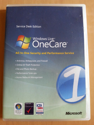 Windows Live OneCare (2007, Service Desk Edition)