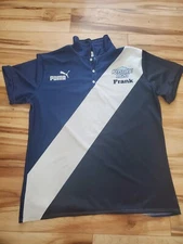 Keystone Light Work Uniform Polo Puma Advertising Beer Novelty Tee Nametag SZ XL
