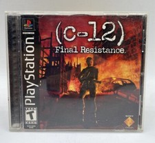 C-12 Final Resistance PS1 PlayStation 1 - Complete CIB Tested And Works