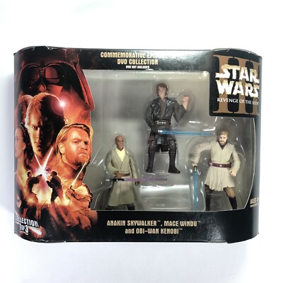 Star Wars JEDI KNIGHTS Commemorative Episode III DVD Collection Walmart 3 Pack