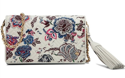 NEW Tory Burch FLEMING PRINTED WALLET CROSSBODY Happy Times CLUTCH WOC Bag - Picture 8 of 17