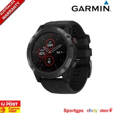 Garmin Fenix 5 Plus Sapphire Edition GPS Running Watch, One Size - Black  for sale online | eBay