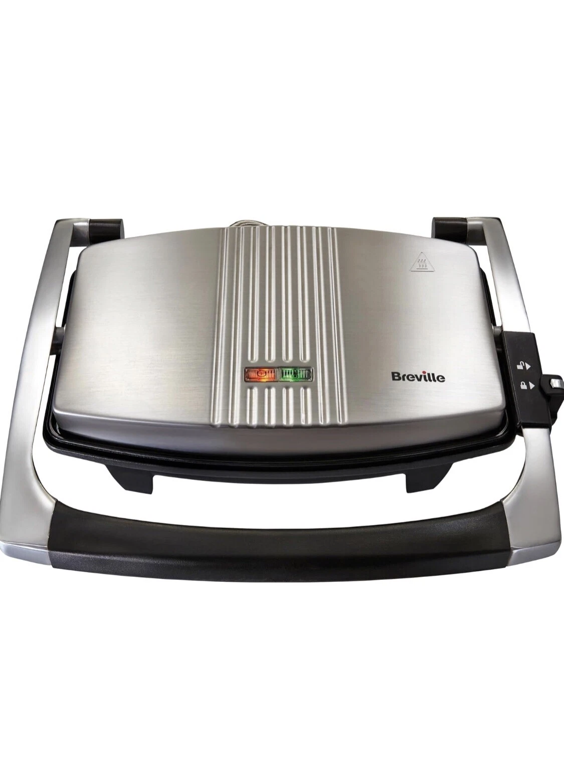 Breville Sandwich/Panini Press and Toastie Maker, Stainless Steel VST025 new