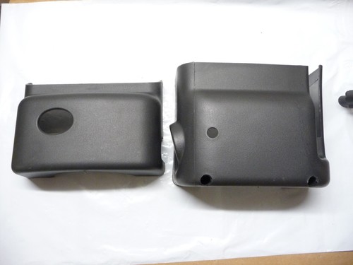 2001-2005 Chrysler PT Cruiser Steering Column Upper Lower Cover Trim OEM Black - Picture 7 of 7