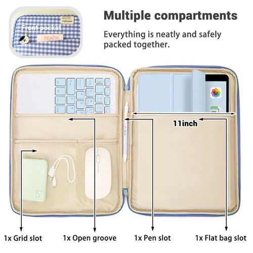Tablet Pouch Handbag Case Sleeve Bag Cover for iPad Pro/Samsung/ Xiaomi - Picture 2 of 16