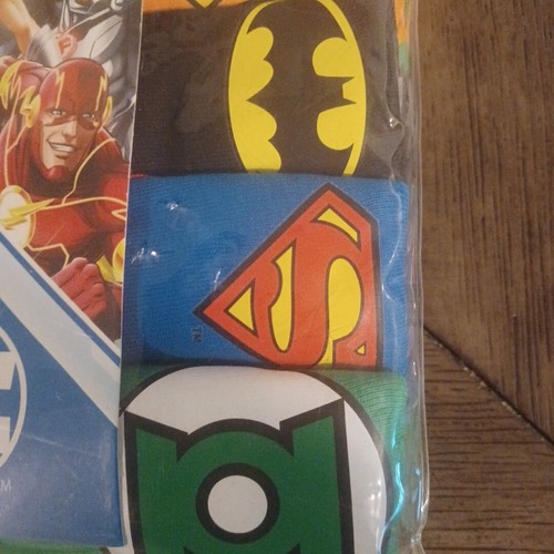 Justice League Boys Briefs Underwear 100% Cotton Size 6 New DC Comics 5-pack - Picture 9 of 9