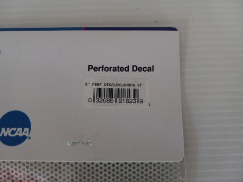 8" Oklahoma State Cowboys Logo Perforated Vinyl Window Graphic Decal NCAA - Picture 4 of 4