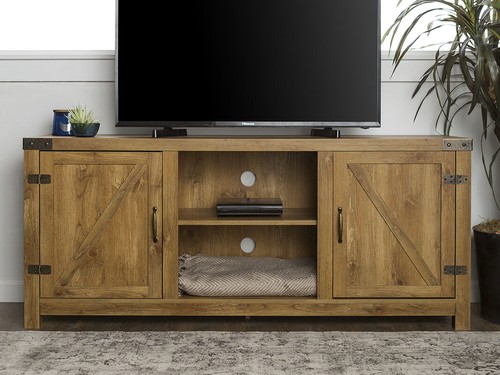 Rustic 58 Barn Door Tv Stand Cosole Wall Unit Entertainment Center Fits 65 Tvs - Barn Door Entertainment Wall Unit Rustic 58 Barn Door Tv Stand Cosole Wall Unit Entertainment Center Fits 65 Tvs - Barn Door Entertainment Wall Unit