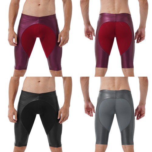 Men Tight Yoga Shorts Mesh Bodybuilding Gym Workout Swimsuit Trunks Pants  Sports | eBay